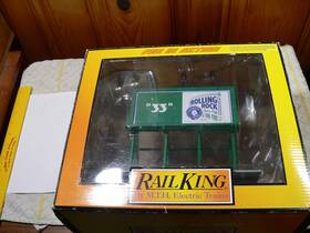 30-90284 Mth 30-90361 New Trains O Gauge Lighted Billboard Rolling Rock Inch 33