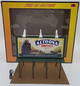 30-90481 Mth Altoona Inch 36 Lager Lighted Billboard Ln/box