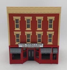30-90596 Mth O Cook Books And Hyde Tax Accountants 3-story City Building 1 Ln