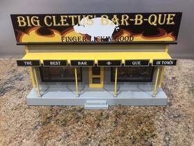 30-90294 Mth 30-90630 Railking Big Cletus Bar-b-que Road Side Stand #30-90294