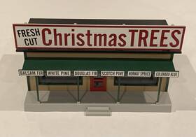 30-90690 Mth Road Side Christmas Tree Stand With Lights