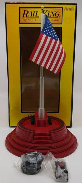 30-9103 Mth Operating American Waving Flag Ln/box