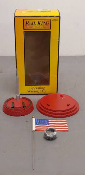 30-9108 Mth O Gauge Operating American Flag Ln/box 30-9108 Mth O Gauge Operating American Flag Ln/box