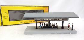 30-9125 Mth Trains Rail King Operating Passenger Station Platform Tested O Scale