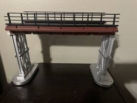 40-1048 Mth Rail King O Scale Elevated Chicago New York Subway Girder Bridge #40-1048