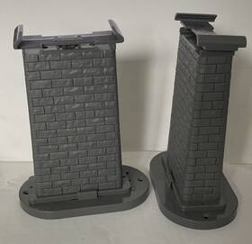 40-1146 Mth Realtrax O Gauge 2 Piece Elevated Trestle For Fastrack