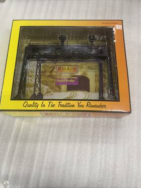 30-11030 Mth 6-14098 Rail King Pennsy Signal Bridge - O Scale Brand New