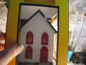 9057 Mth Rail King Country Church Original Box 9057 Mth Rail King Country Church Original Box