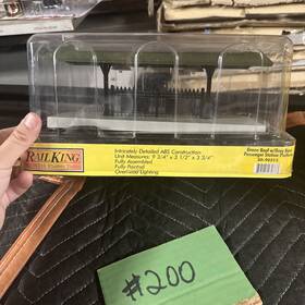 Mth3090315 Mth Trains O Passenger Station Platform Gray With Green Roof