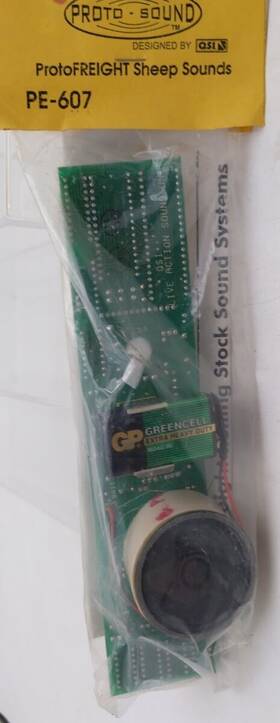 Pe-607 Mth O Gauge Proto-sound Protofreight Inch Sheep Sound Board By Qsi