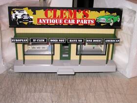 30-90234 Mth Rail King Building O Scale Clems Antique Car Parts Road Side Stand
