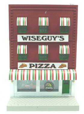 30-90438 Mth Railking Used Wiseguys Pizza Building