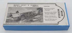 Mm023 Muir Models Ho Mabry Grist And Sawmill Model Building Kit Ln/box