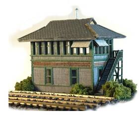 Kct-2 N Scale Architect - Kct Tower #2 Laser Cut Micro-plywood Kit