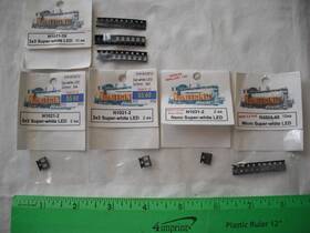 N1031 Ngineering N1021 Lot Of 7 N1011 Super White Led Light O N Ho Scale N1031 Ngineering N1021 Lot Of 7 N1011 Super White Led Light O N Ho Scale