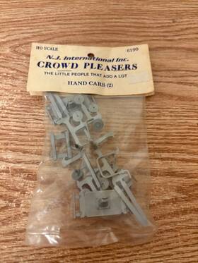 6190 Nj International Crowd Pleasers Ho Scale Hand Cars 2 Model Train