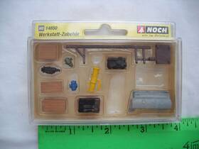 14850 Noch Partial Workshop Accessories Tools Missing Pieces Ho Scale - As Is