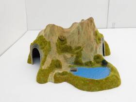 3466 Noch No. N Gauge Single Track Curved Mountain Train Tunnel Layout Scenery