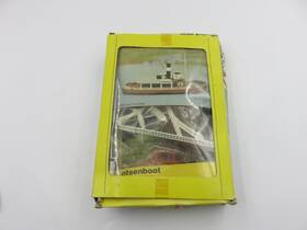 B-3575 Noch Vintage Pilot Ship Lotsenboot Boat Kit B 3575 Brown Plastic West Germany