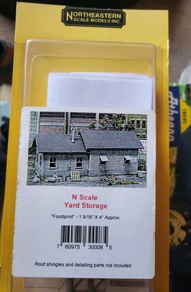 Northeastern Scale Models 760975300085 Sts Series - N Yard Storage Laser Cut Parts