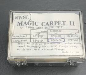 8246-04 Northwest Short Line O Scale Nwsl Magic Carpet Drive O3560