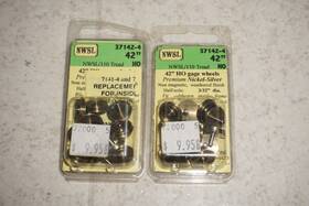 37142-4 Northwest Short Line Nwsl Ho #37142-4 Half-axle 42 Inch Gage Wheels -