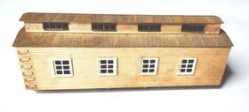 Clcc2 Northwest Short Line Nwsl Connoisseur Ho-scale Rayonier 40ft Logging Camp Car Assembled