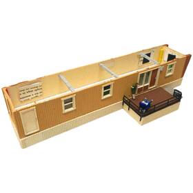 871003 Nucomp Minatures Built Miniatures Ho Scale #871003 Mobile Home Trailer