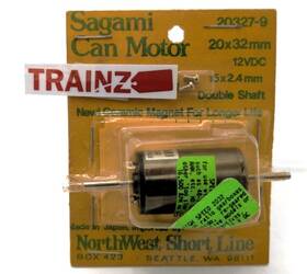 20327-9 Nwsl Sagami Can Motor 20 X 32 Mm 12 V Double Shaft 15 2.4