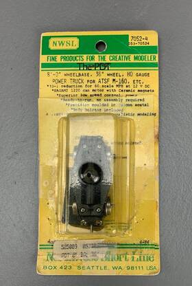 53-370524 Nwsl Ho /on30 Pdt Power Truck 7052-4 8 -0 Inch Wheelbase 36 Wheel Gauge Ho4526 53-370524 Nwsl Ho /on30 Pdt Power Truck 7052-4 8 -0 Inch Wheelbase 36 Wheel Gauge Ho4526