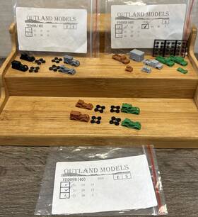 Ve009b Outland Models Ve009a Z Scale Lotof 3 Kits 884 Ve005b 890 And 888 Preowned