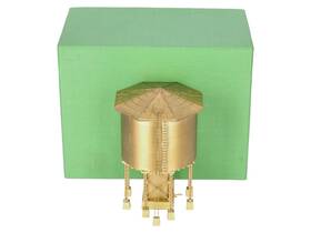 Omi-3001 Overland Ho Scaale Brass 65 000 Gallon Water Tower - Unpainted Ex/box