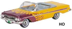 Oxd-87c161004 Oxford Diecast Ho Scale - Chevrolet Impala 1961 Convertible Hot Rod Oxd-87c161004 Oxford Diecast Ho Scale - Chevrolet Impala 1961 Convertible Hot Rod
