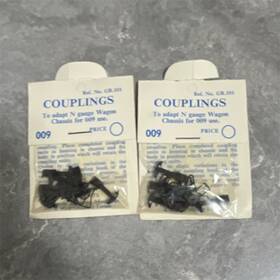 Gr-101 Peco N Gauge Coupler For Wagon Chassis 009 Black Compatible