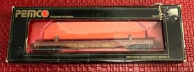 3453-011 Pemco Ho Scale Union Pacific 50ft Flat Car Ds 1038