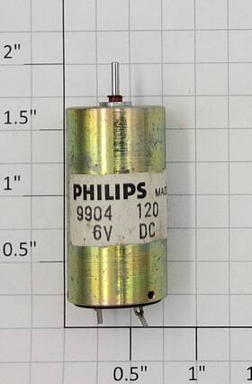 9904-120-19206 Philips 6-volt Can Motor