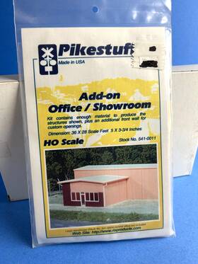 541-0011 Pikestuff Plastic Model Kit Ho Scale #541-0011 Add-on Office/showroom C-7