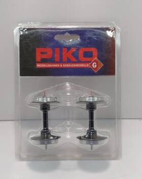 36161 Piko G Scale Metal Wheels 2 Wheel Sets