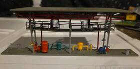 61105 Piko Ho Scale Tank Station Fill Racks Kit Used Fully Assembled