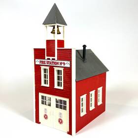62214 Piko Pleasantown Fire Station 2 Story Building Pre-built G Scale 62214 Piko Pleasantown Fire Station 2 Story Building Pre-built G Scale