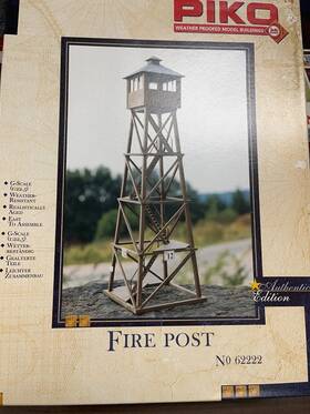 Piko-62222 Piko G Scale 62222 Fire Post Building Kit G-scale Piko-62222 Piko G Scale 62222 Fire Post Building Kit G-scale