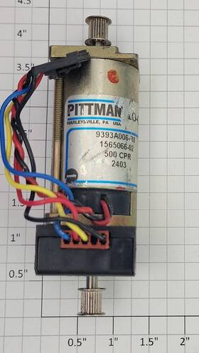 9393a006-r8 Pittman 12 Volt Dc Lo-cog Motor With Connector