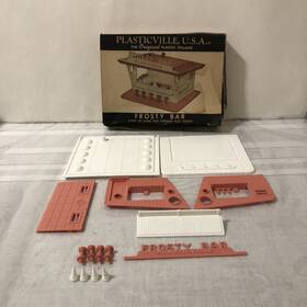 1401-79 Plasticville Vintage U.s.a Frosty Bar Original Complete W Box 1952