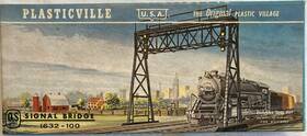 1632-100 Plasticville O Scale Bachmann Signal Bridge - Snap Together