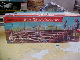 1876-149 Plasticville Usa Road Racing Grandstand Large Scale D