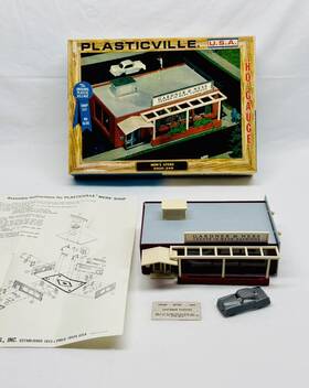 2905 Plasticville Vintage Bachmann Ho Scale G&n Mens Store Building Kit With Box