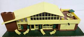 2906-198 Plasticville Usa Contemporary House Ho Scale