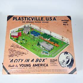 5901-998 Plasticville Master Unit Mu-2 Inch A City In Box Bachmann Bros 1952
