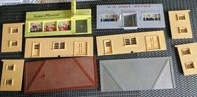 625346 Plasticville Lot Of 2 O&s Supermarket And Post Office- No Boxes 625346 Plasticville Lot Of 2 O&s Supermarket And Post Office- No Boxes