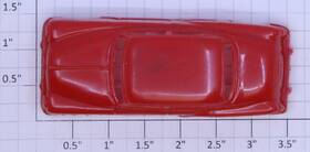 Aa-101 Plasticville O Gauge Red Automobile With White Wheels